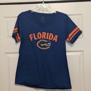 Womens University of Florida Gators Blue T-Shirt - Size L